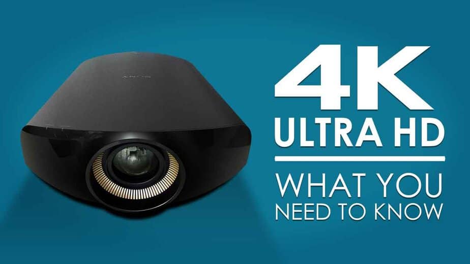 High-resolution 4K Ultra HD projector ideal for educational video presentations.
