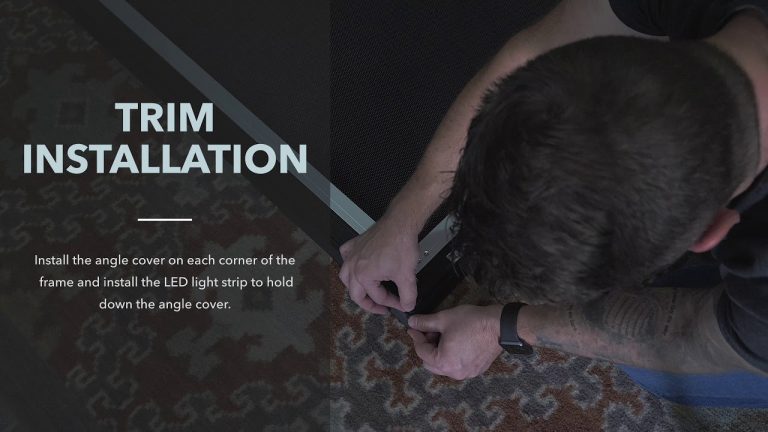 AcousticPro 4K eFinity Assembly and Installation