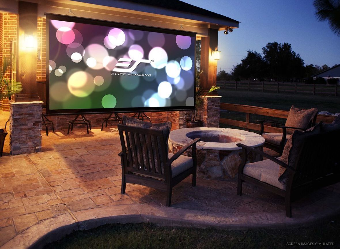 diy outdoor projector screen