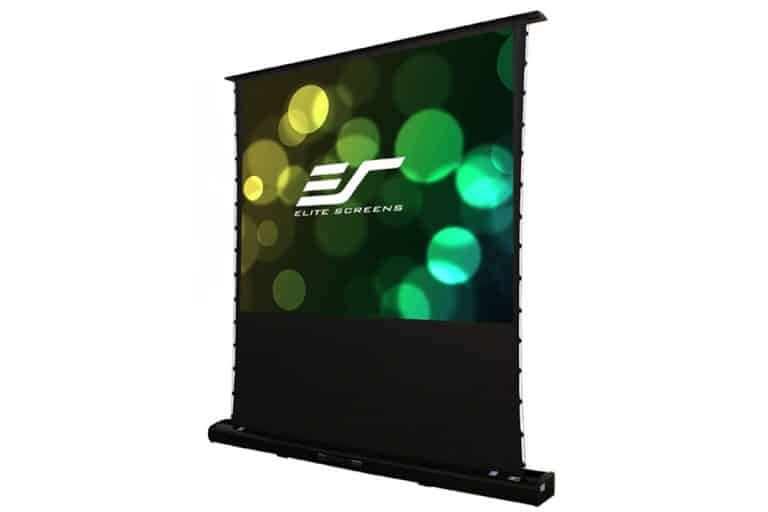 Elite Screens Kestrel Tension Motorized Screen for Home Theater.