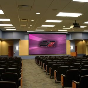 Manual Grande® Large Venue Projector Screen Lifestyle