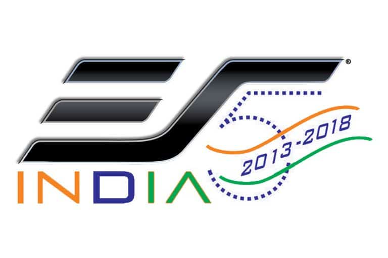 Logo of Projection Screen Resource featuring the India 2013-2018 milestone.