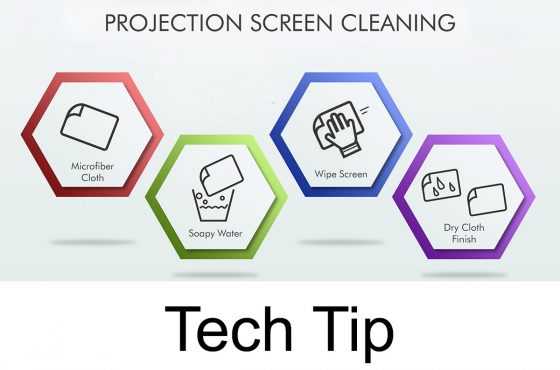 Tech Tip: How to Clean Your Projection Screen