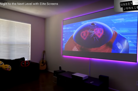 Unbox Junkie Evaluates the Aeon (AR120WH2) Matte White Fixed-Frame Projection Screen