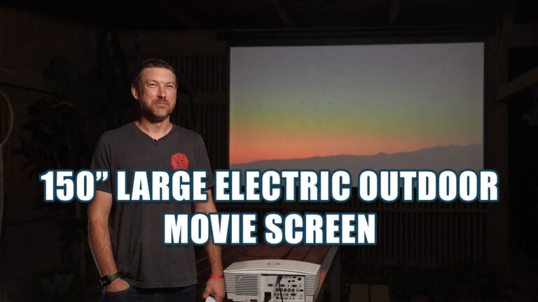 Elite Screens Yard Master Electric Outdoor Movie Projector Screen Testimonial