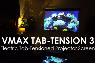 Elite Screens VMAX Tab-Tension 3 | Electric Wall/Ceiling Projector Screen
