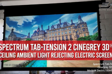 Elite Screens Spectrum Tab-Tension 2 CineGrey 3D® ALR Screen for Standard Throw Projector