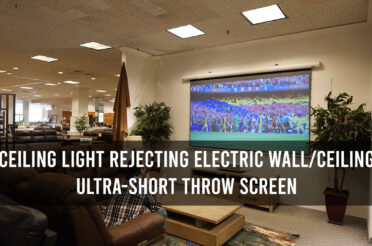 Elite Screens Starling Tab-Tention CLR® 3 Ceiling ALR Screen for Ultra Short Throw Projectors