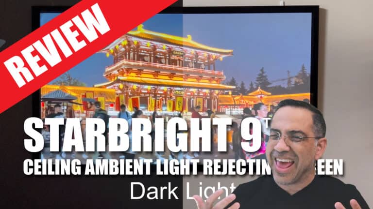 Elite Screens Sable Frame StarBright 9™ Reviewed by EBPMan