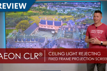 Elite Screens Aeon CLR® Ceiling Ambient Light Rejecting Projector Screen Reviewed by LRN2DIY