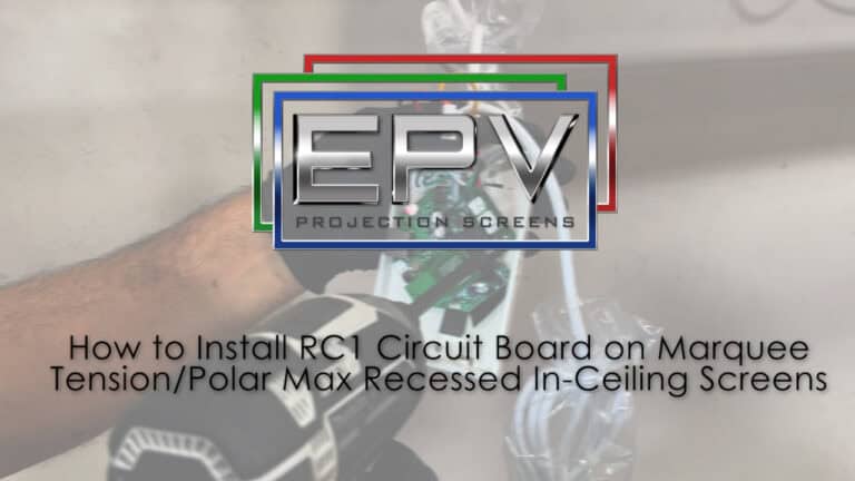 How to install the RC1 Circuit Board