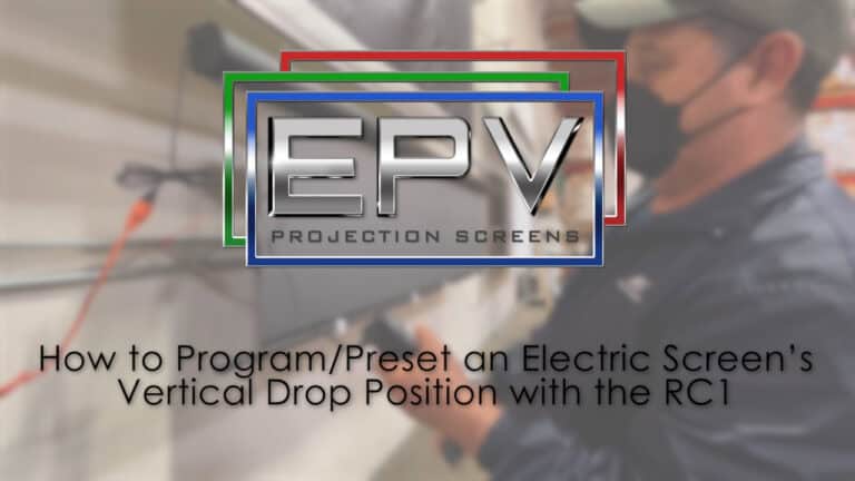 Vertical Drop Position with RC1