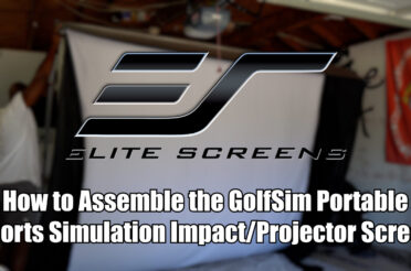 How to Assemble the GolfSim Portable Projector Screen
