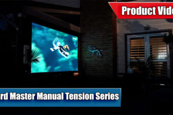 Yard Master Manual Tension | The Ultimate Outdoor Projection Solution