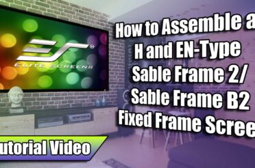 How to Assemble an H and EN-Type Sable Frame 2 or Sable Frame B2 Fixed Frame Screen