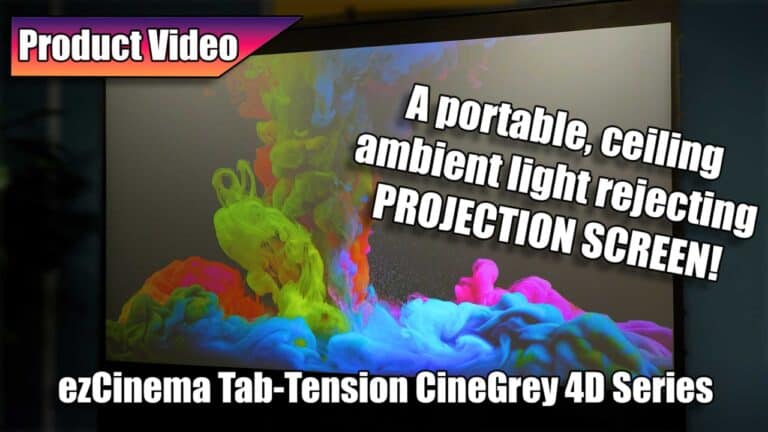 ez Cinema Tab-Tension CineGrey 4D Product Video