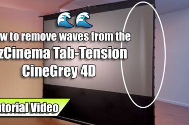 How to Remove Waves from the ezCinema Tab-Tension CineGrey 4D Series