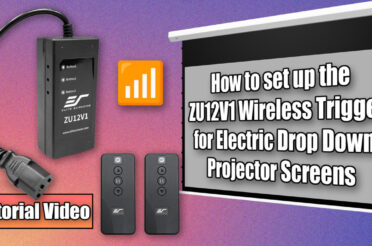 Step-by-Step Set up: Elite Screens ZU12V1 Wireless Trigger Installation Tutorial