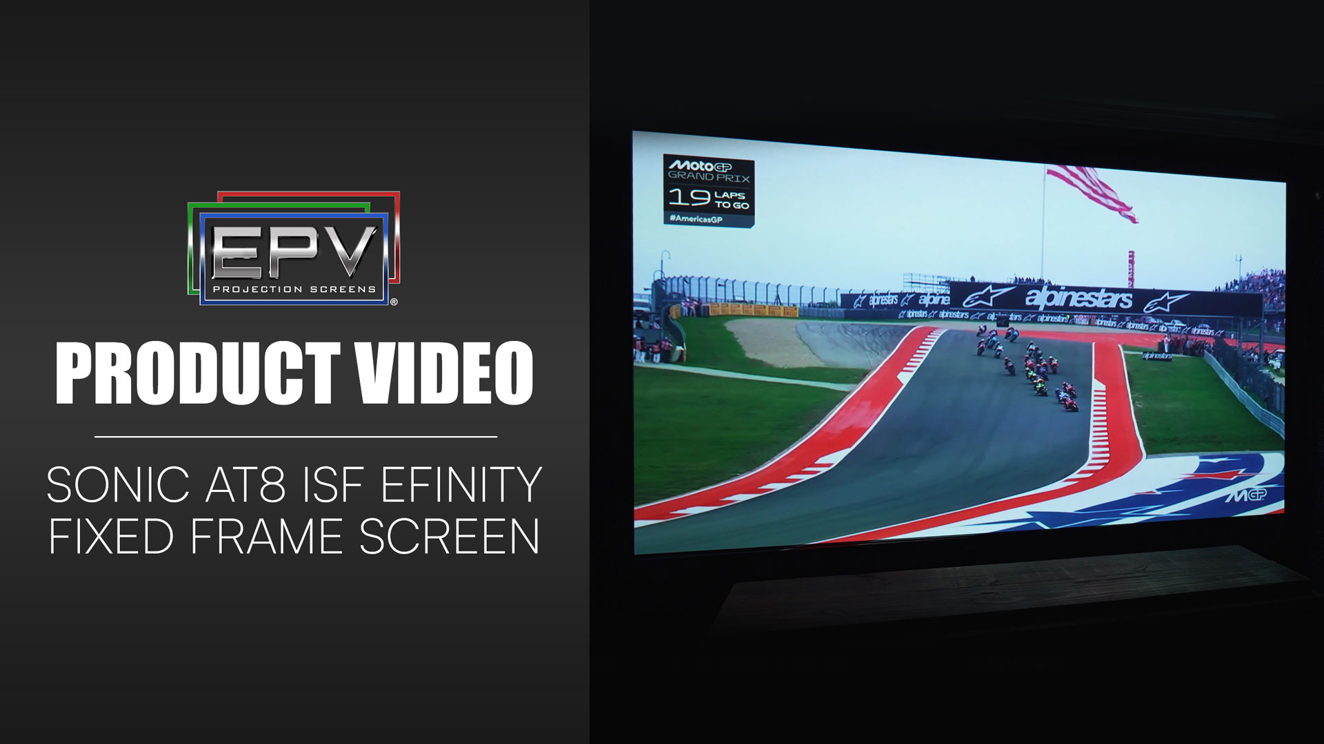 Acoustic Transparent Projection Screen for Home Theater – The EPV Screens Sonic AT8 ISF Efinity