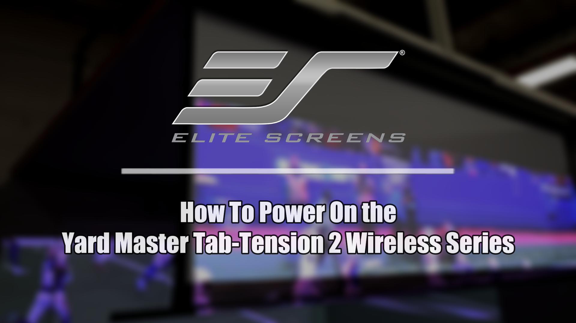 How to Power On the Yard Master Tab-Tension 2 Wireless